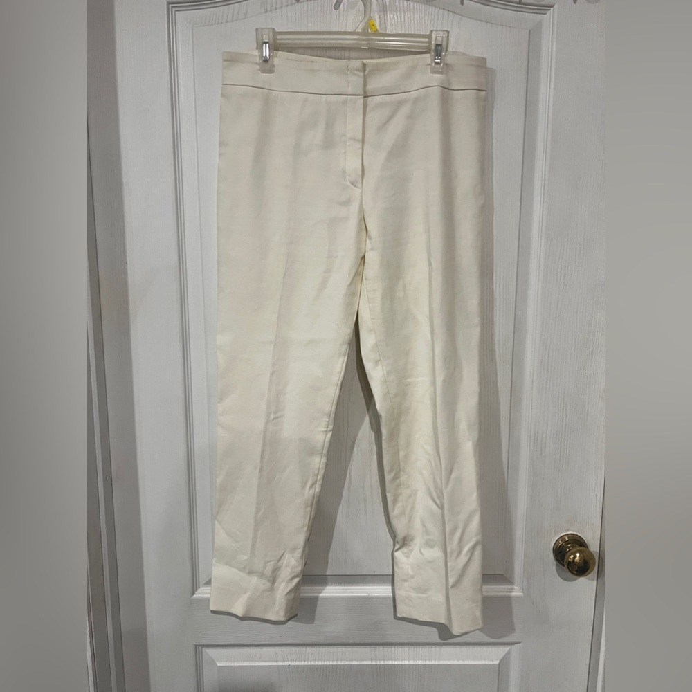 Escada Off White Trousers